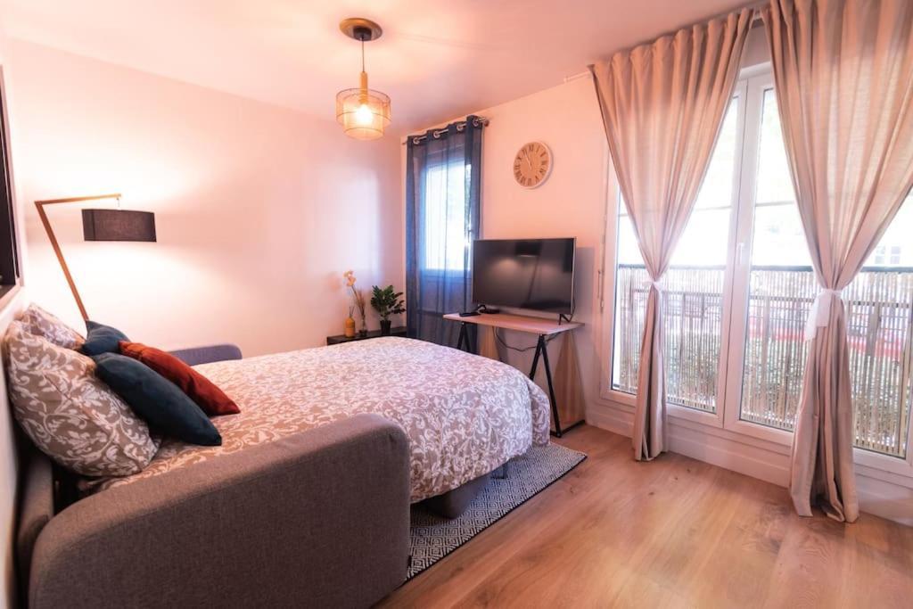 Le Cocon-T2-40M2-Centre Ville 10Min Disney Bussy-Saint-Georges Esterno foto